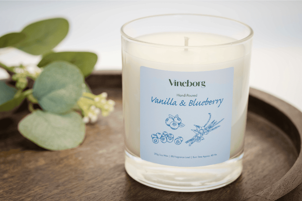 Vanilla Blueberry Vineborg Candle