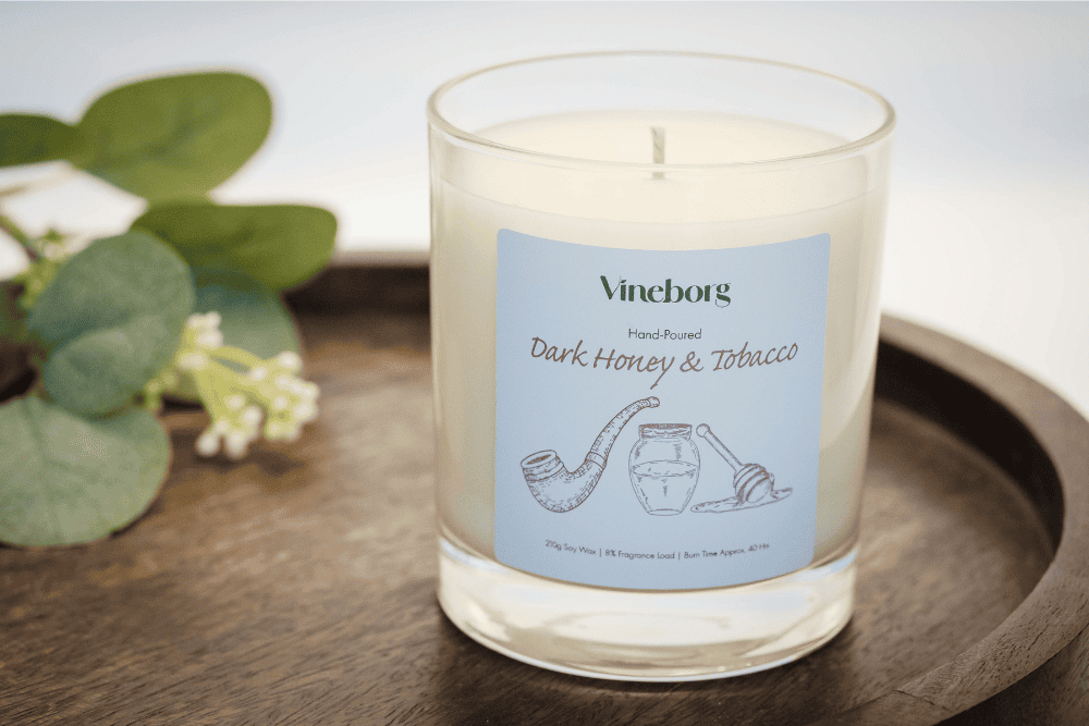 Dark Honey Tobacco Vineborg Candle